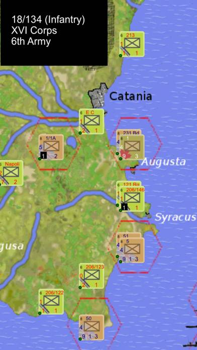 Wargame: Sicily 1943 Schermata dell'app #2