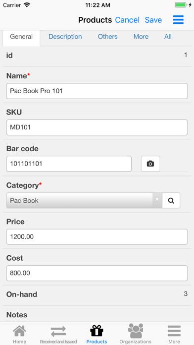 Nano Inventory App screenshot #3