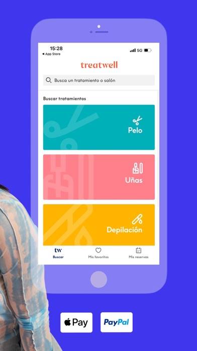 Treatwell: La bellezza è qui Schermata dell'app