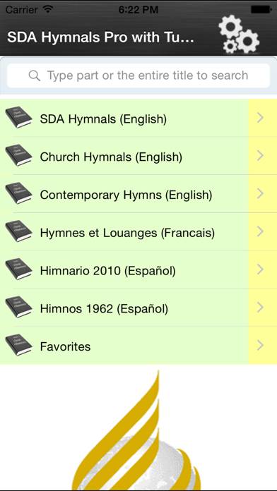 SDA Hymnals With Tunes Schermata dell'app #1