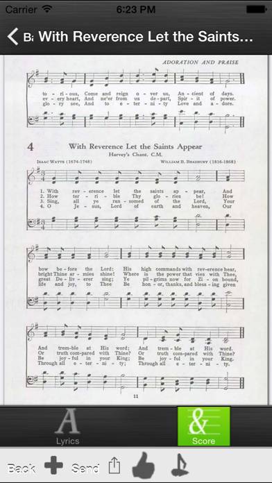 SDA Hymnals With Tunes Schermata dell'app #4