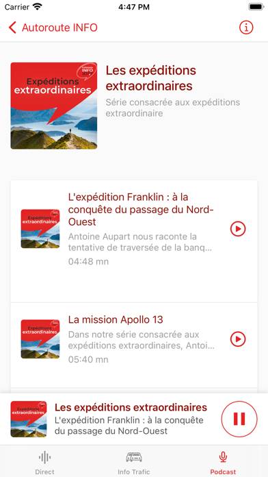 Autoroute INFO Capture d'écran de l'application #3