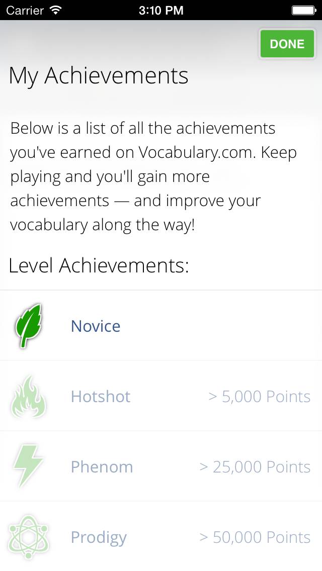 Vocabulary.com Captura de pantalla de la aplicación #5
