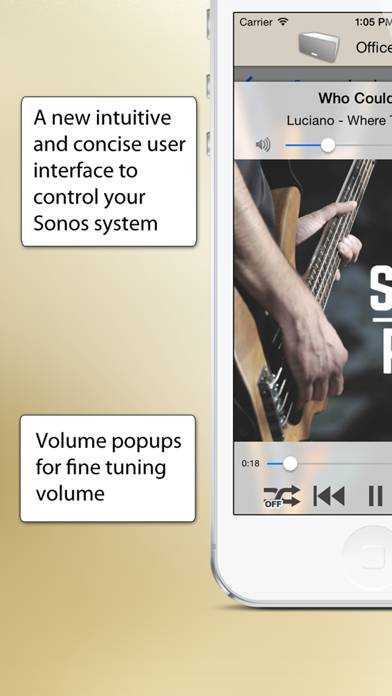 SonoPhone for Sonos Captura de pantalla de la aplicación #1