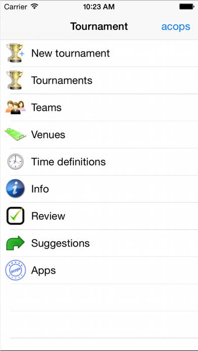 Tournament Soccer Pro Schermata dell'app #1