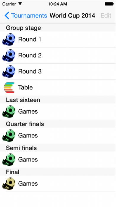 Tournament Soccer Pro Скриншот приложения #2