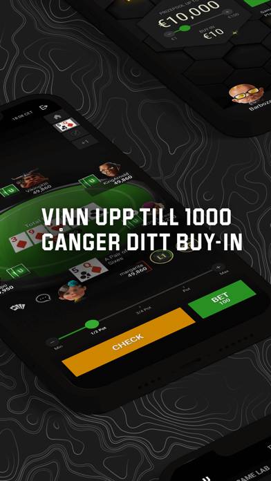 Unibet Poker skärmdump av spelet