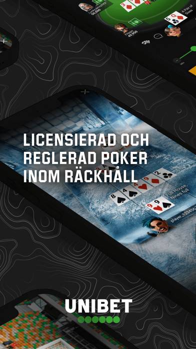 Unibet Poker skärmdump av spelet