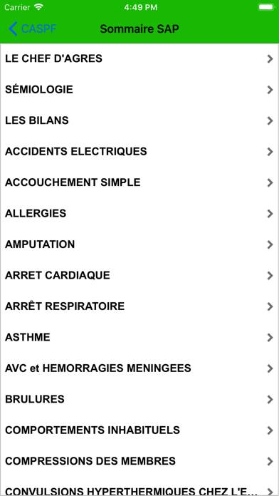 Caspf Capture d'écran de l'application