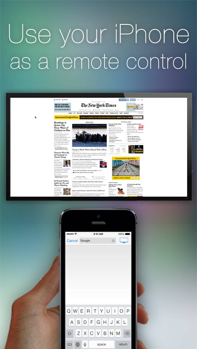 Web for Apple TV App screenshot