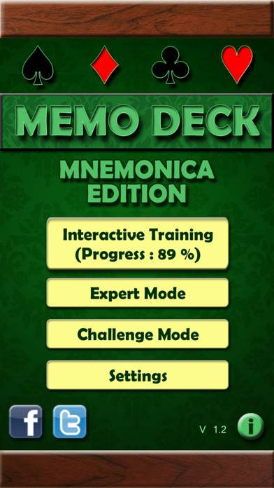 Memo Deck (Mnemonica Edition) App screenshot #1