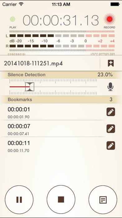 Voice Record Pro 7 Full App screenshot #2