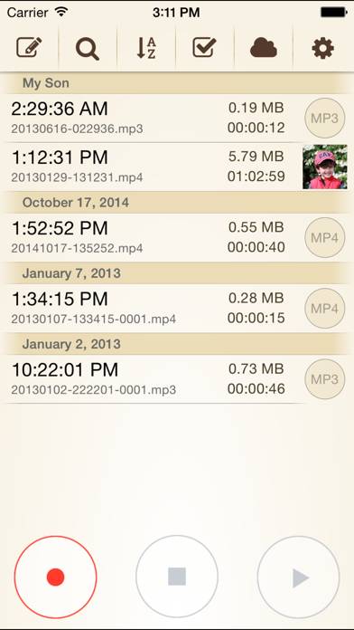 Voice Record Pro 7 Full App screenshot #3