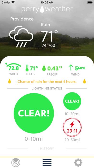 Perry Weather-Lightning Alerts App screenshot #2