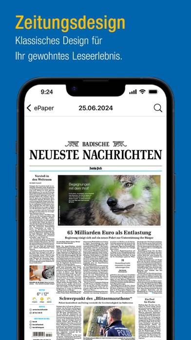 BNN ePaper App-Screenshot