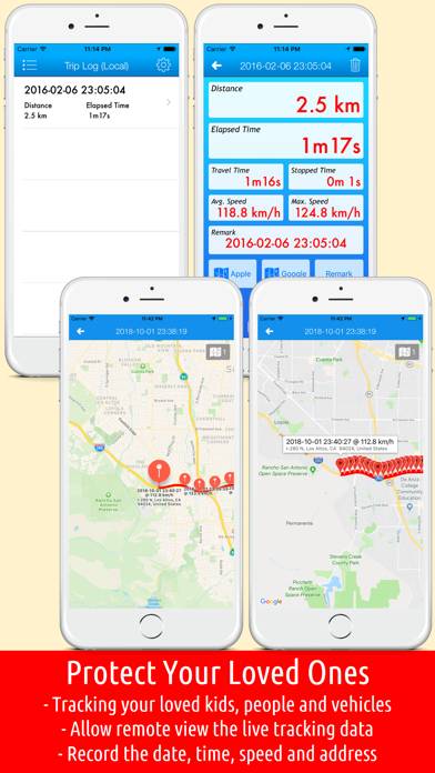 GPS Tracker 365 Captura de pantalla de la aplicación #1