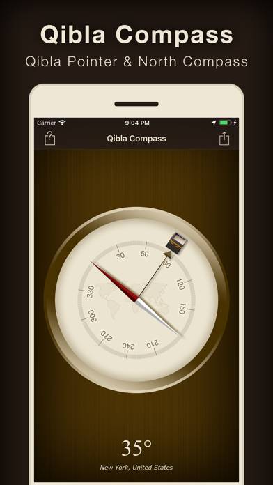 Qibla Compass (Kaaba Locator) Schermata dell'app #2