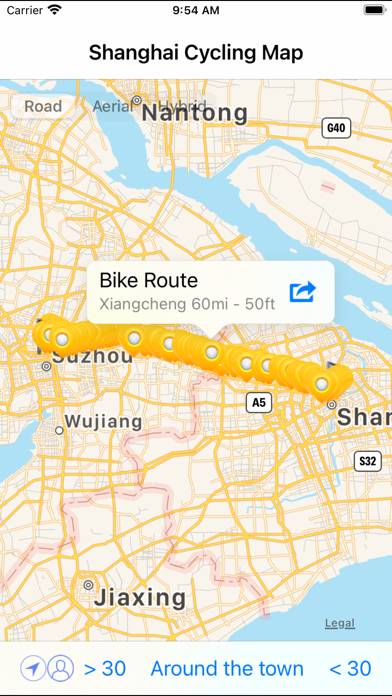 Shanghai Cycling Map Schermata dell'app #1