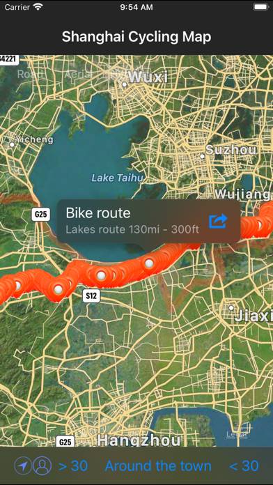 Shanghai Cycling Map Schermata dell'app #4