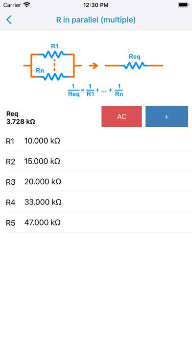Resistor Tools Pro Captura de pantalla de la aplicación