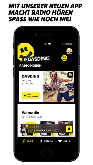Dasding App-Screenshot #1