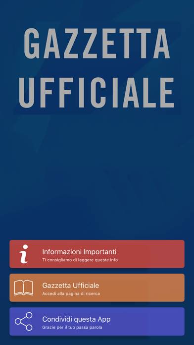 Gazzetta Ufficiale App screenshot #1