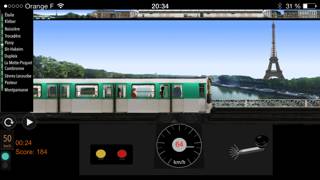 Paris Metro Simulator Captura de pantalla de la aplicación #1