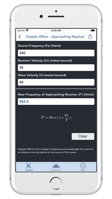 My Physics Calculator App-Screenshot #4