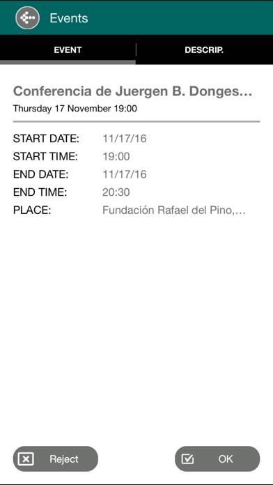 Fundación Rafael del Pino App screenshot #1