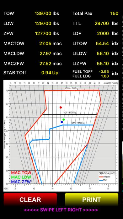 A320 Weight and Balance Capture d'écran de l'application