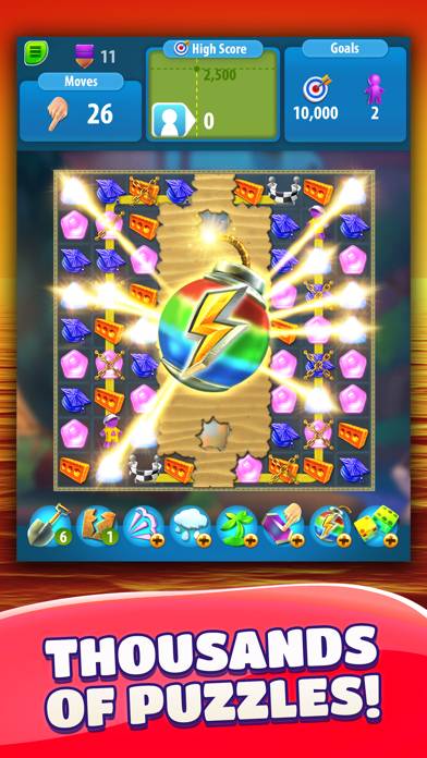 Gummy Drop! Match 3 Puzzles App screenshot #3