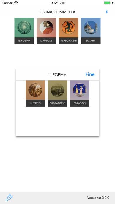 Divina Commedia Schermata dell'app #2