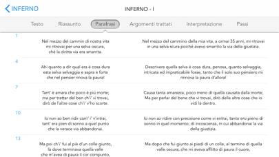 Divina Commedia Schermata dell'app #5