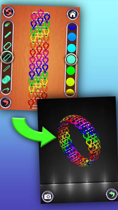 Rainbow Loom Designer Captura de pantalla de la aplicación #1