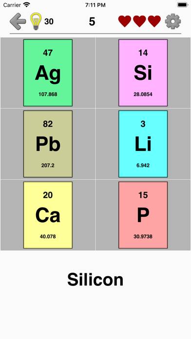 Elements & Periodic Table Quiz App screenshot #3