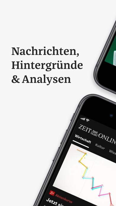 Zeit Online App-Screenshot