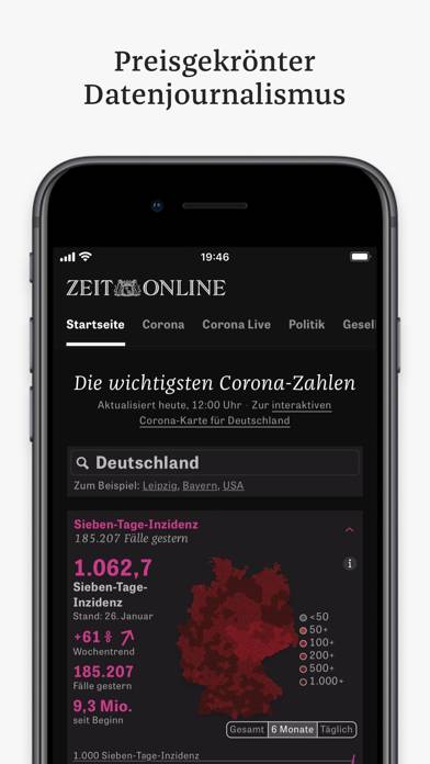 Zeit Online App-Screenshot #3