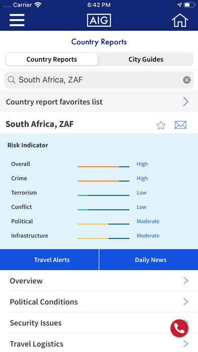 AIG Travel Assistance App screenshot #3