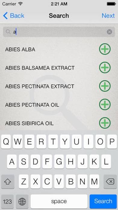Cosmetic Ingredients Analyser App screenshot #2