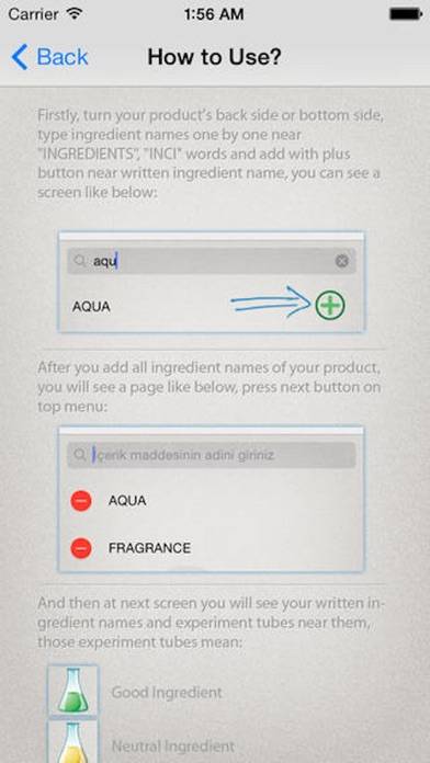 Cosmetic Ingredients Analyser Uygulama ekran görüntüsü #5