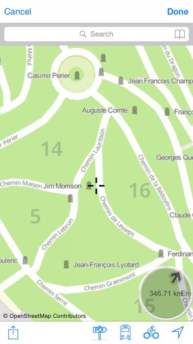 Père Lachaise Cemetery : Interactive Map Capture d'écran de l'application #2