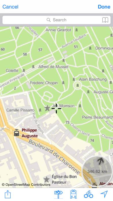 Père Lachaise Cemetery : Interactive Map Schermata dell'app #3