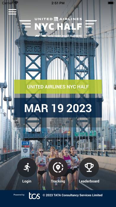 2023 United Airlines NYC Half App screenshot