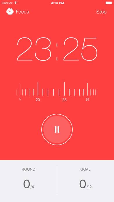 Pomodoro Timer: Stay Focused Captura de pantalla de la aplicación #1