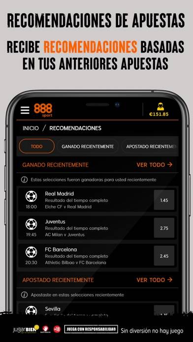 888 Sport: Apuestas deportivas Captura de pantalla de la aplicación #5