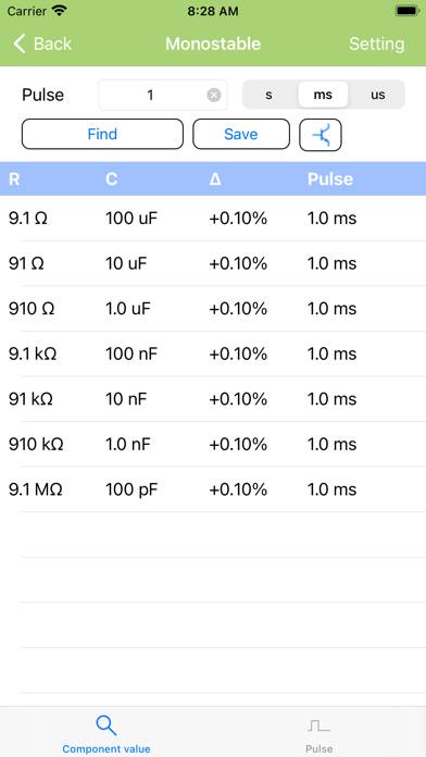 Timer 555 Calculator Pro App screenshot