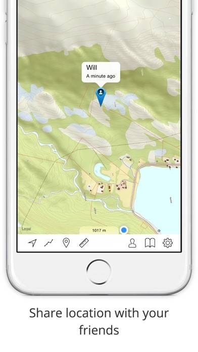 Topo maps App skärmdump #2