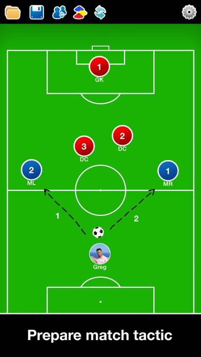 Coach Tactic Board: Soccer App skärmdump #1