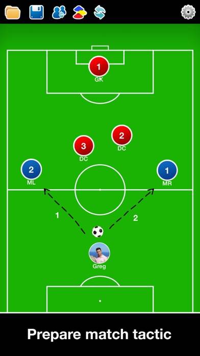 Coach Tactic Board: Soccer plus plus App skärmdump #1