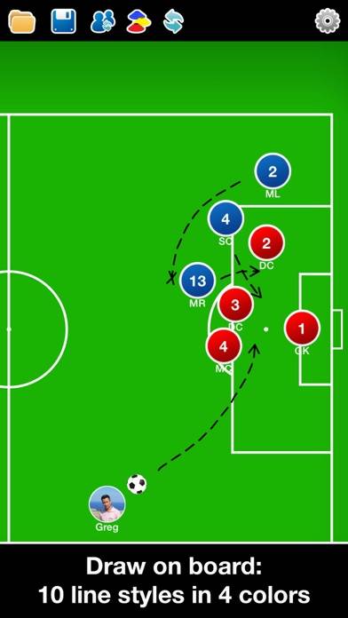 Coach Tactic Board: Soccer plus plus Schermata dell'app #3